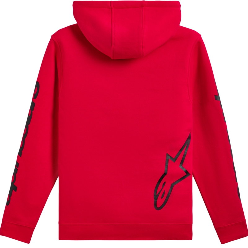 Felpa con cappuccio Alpinestars Triple rossa