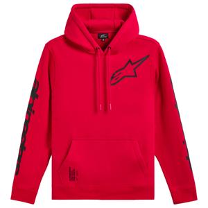 Felpa con cappuccio Alpinestars Triple rossa