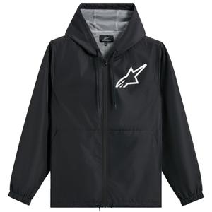 Giacca antivento Alpinestars Speeder Chromium nera-bianca