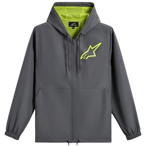 Giacca antivento Alpinestars Speeder Chromium Grigio-Giallo Fluo