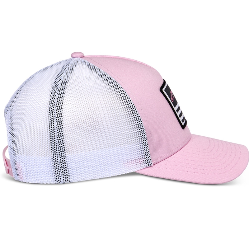 Cappello Alpinestars Flag Snap rosa-bianco