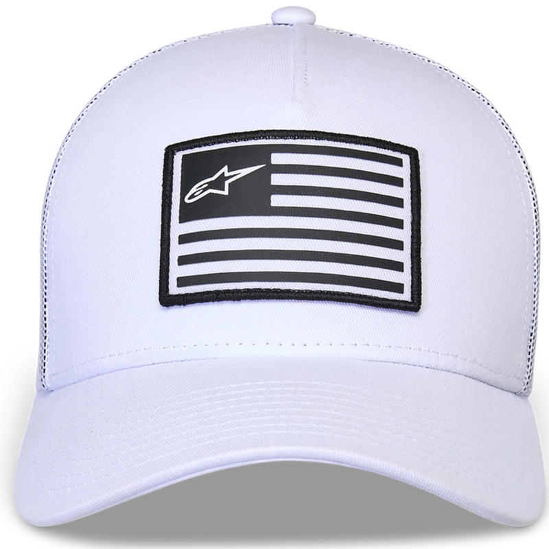 Cappello Alpinestars Flag Snap bianco-bianco