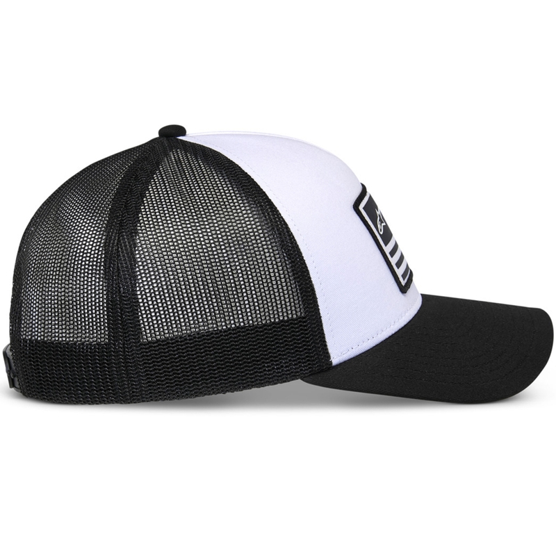 Cappello Alpinestars Flag Snap bianco-nero
