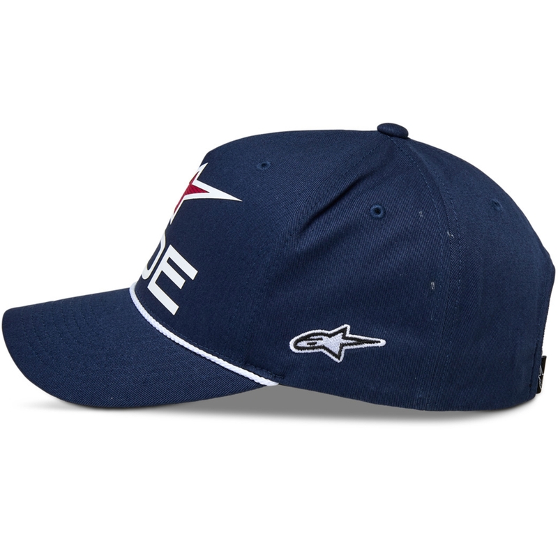 Cappellino snapback Alpinestars Ride Comp blu-bianco-rosso