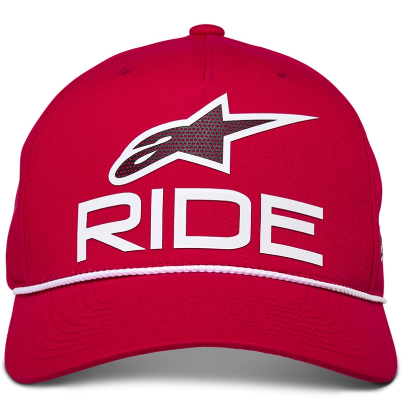 Cappellino snapback Alpinestars Ride Comp rosso-bianco-nero