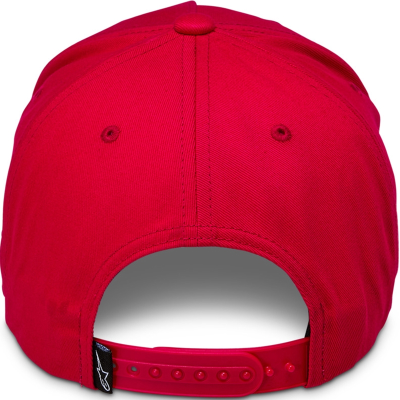 Cappellino snapback Alpinestars Ride Comp rosso-bianco-nero