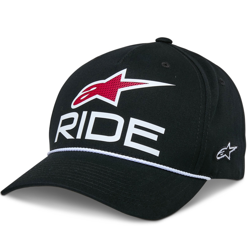 Cappellino Alpinestars Ride Comp Snapback nero-bianco-rosso