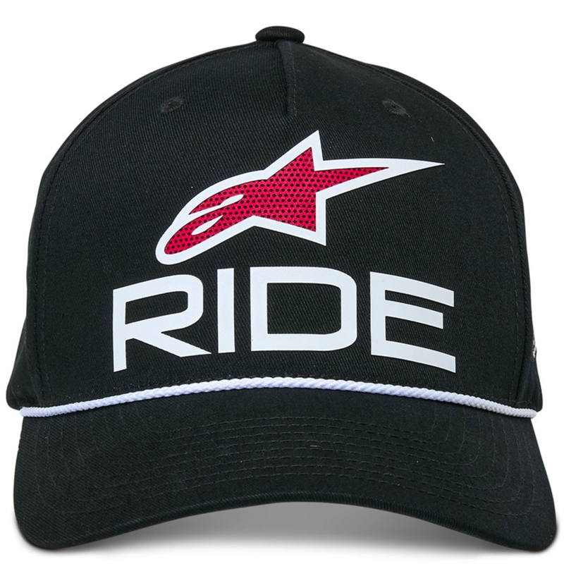 Cappellino Alpinestars Ride Comp Snapback nero-bianco-rosso