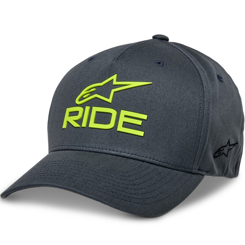 Cappellino Alpinestars Ride Sonic grigio-giallo fluo