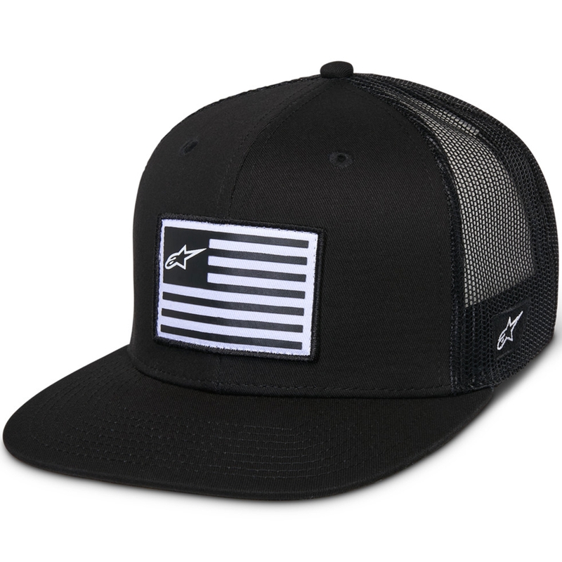 Cappello Alpinestars Flag nero-nero