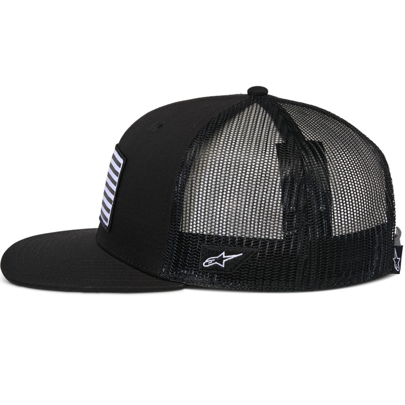 Cappello Alpinestars Flag nero-nero