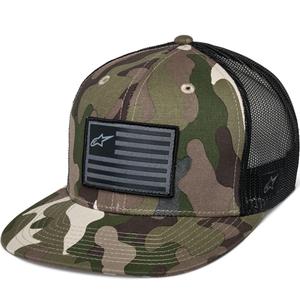 Cappello Alpinestars Flag verde mimetico-nero