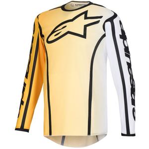 Maglia da motocross Alpinestars Fluid Apex giallo-nera