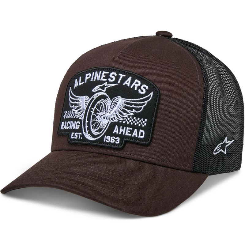 Cappellino Alpinestars Heritage Patch marrone-nero