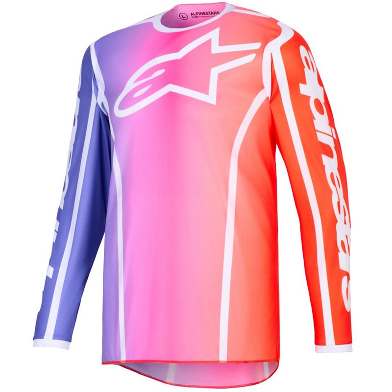 Maglia da motocross Alpinestars Fluid Apex multicolore