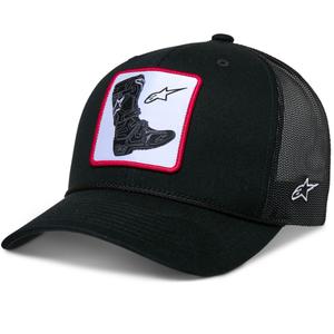 Cappellino Alpinestars con stivale nero-nero