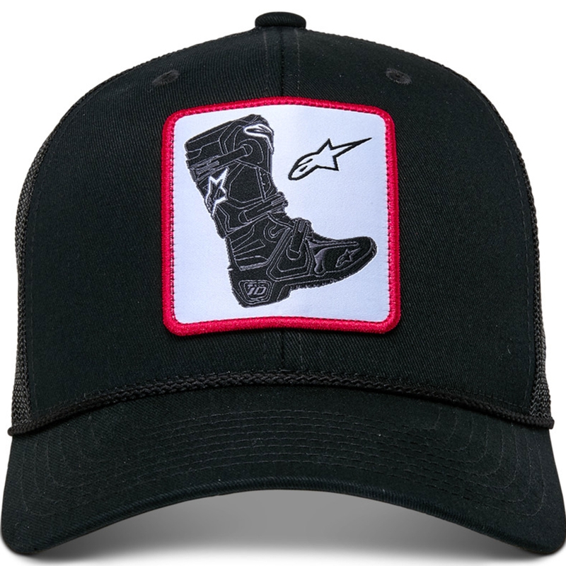 Cappellino Alpinestars con stivale nero-nero