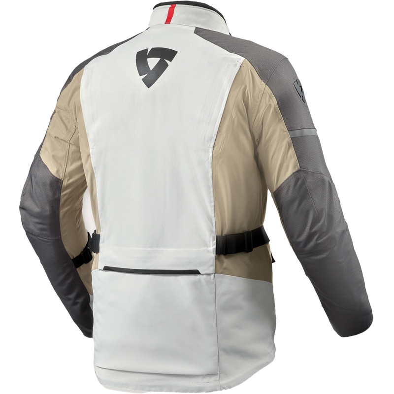 Giacca da moto Revit Horizon 3 H2O grigio-sabbia