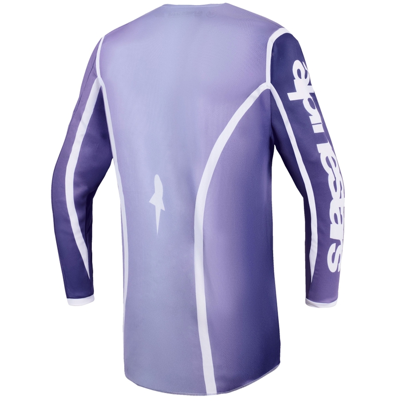 Maglia da motocross da donna Alpinestars Stella Fluid Apex viola-bianca