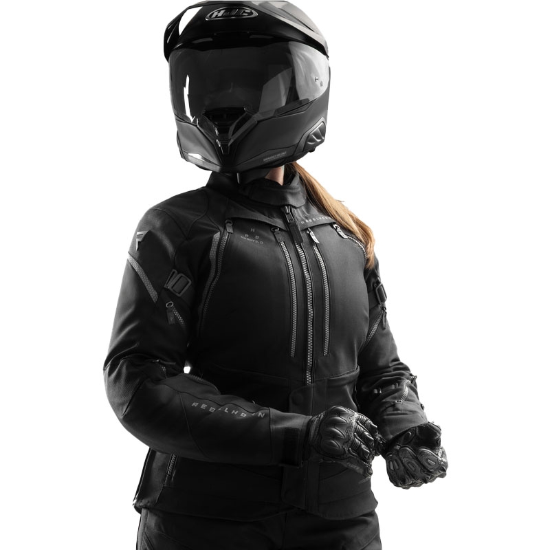 Giacca da moto da donna Rebelhorn Hardy 3.0 nera