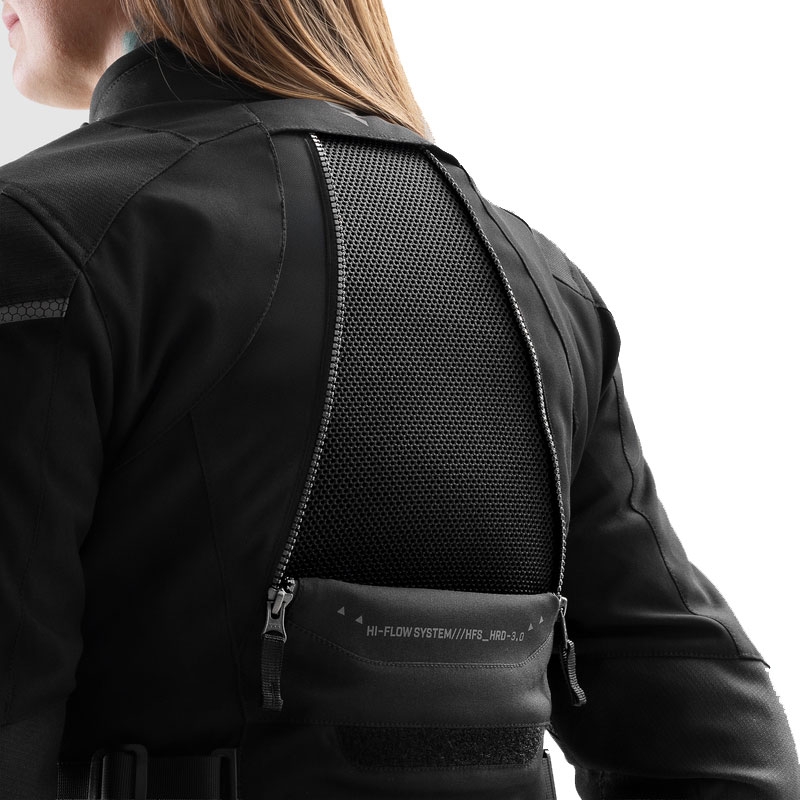 Giacca da moto da donna Rebelhorn Hardy 3.0 nera