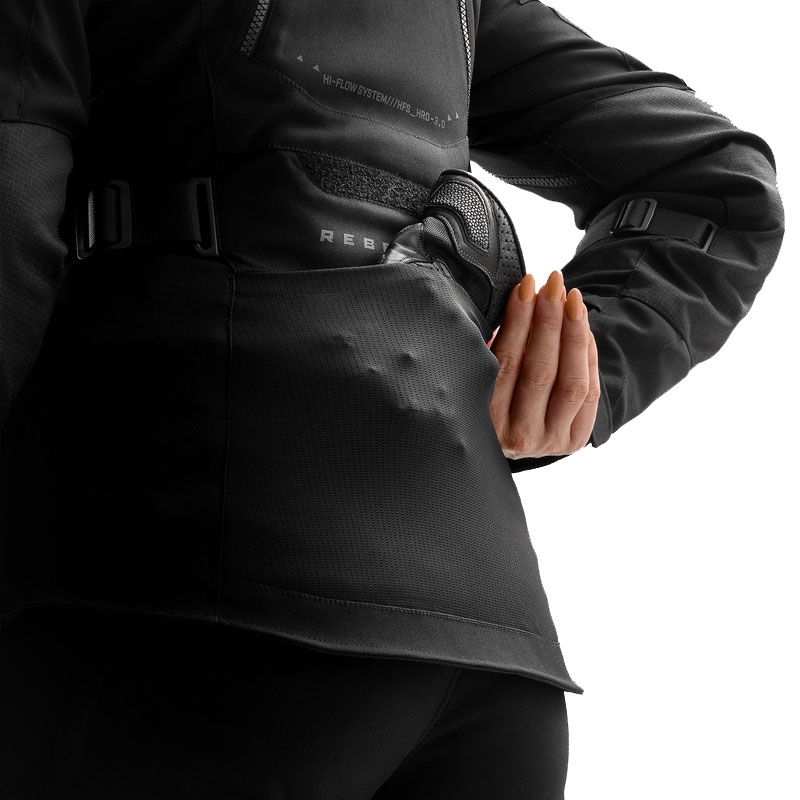 Giacca da moto da donna Rebelhorn Hardy 3.0 nera