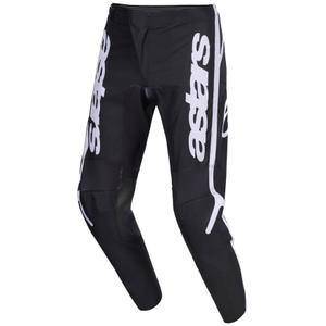 Pantaloni da motocross Alpinestars Fluid Apex neri-grigi