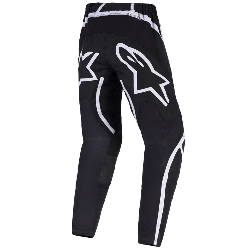 Pantaloni da motocross Alpinestars Fluid Apex neri-grigi