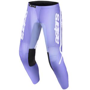 Pantaloni da motocross da donna Alpinestars Stella Fluid Apex viola-bianco