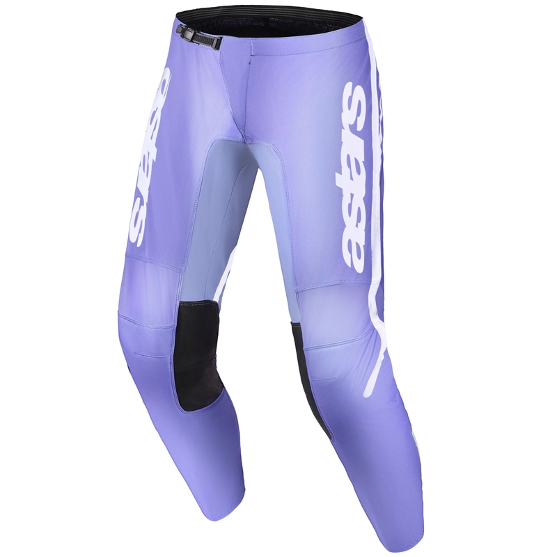 Pantaloni da motocross da donna Alpinestars Stella Fluid Apex viola-bianco
