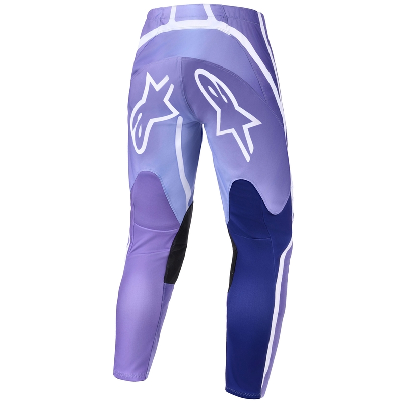Pantaloni da motocross da donna Alpinestars Stella Fluid Apex viola-bianco