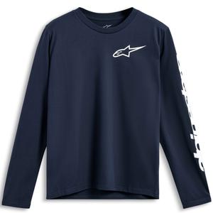 Maglietta a maniche lunghe Alpinestars Trackside CSF blu