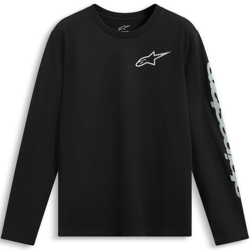 Maglietta a maniche lunghe Alpinestars Trackside CSF nera