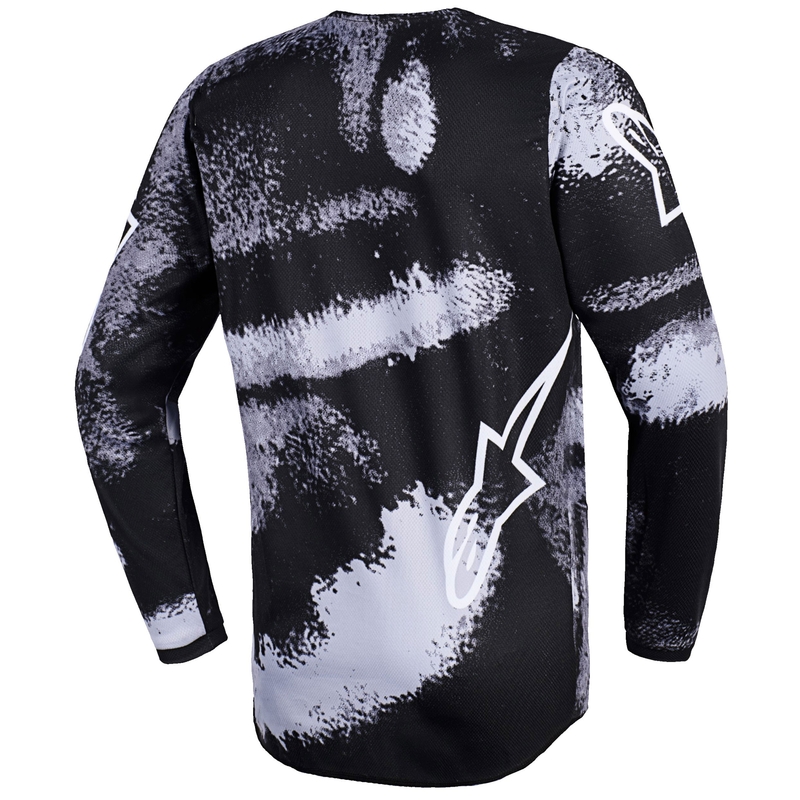 Maglia da motocross per bambini Alpinestars Fluid Lahnd - Grigio-Camo
