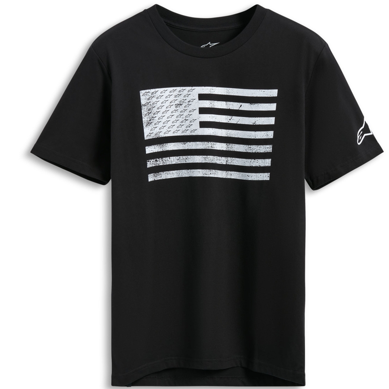 Maglietta Alpinestars Waving Patch CSF nera