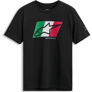 Maglietta Alpinestars Global CSF nera-verde-bianca-rossa