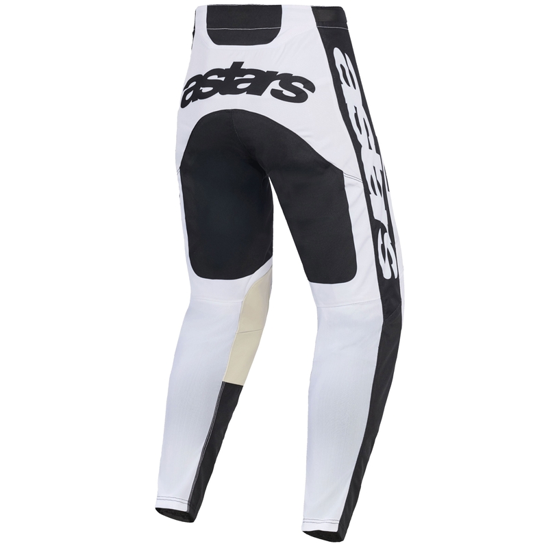 Pantaloni da motocross Alpinestars Racer Riway bianco-nero
