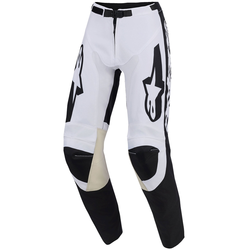 Pantaloni da motocross Alpinestars Racer Riway bianco-nero