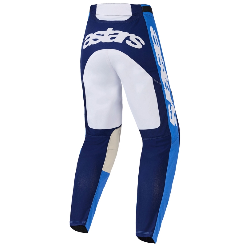 Pantaloni da motocross Alpinestars Racer Riway blu-azzurro-bianco