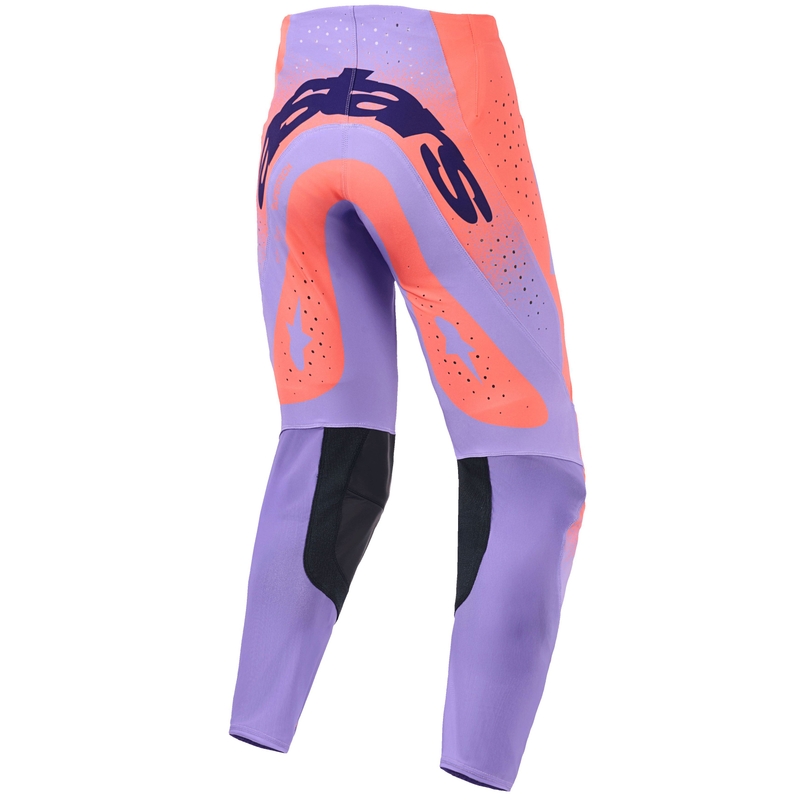 Pantaloni da motocross Alpinestars Supertech Scenz arancio-corallo-viola