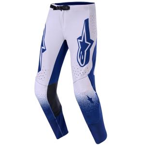 Pantaloni da motocross Alpinestars Supertech Scenz grigio chiaro-blu scuro