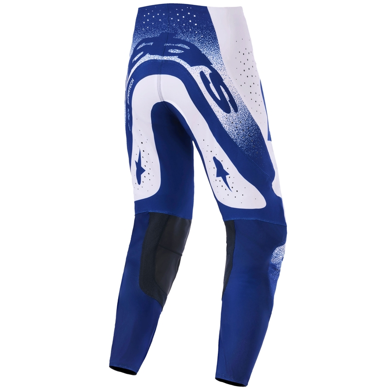 Pantaloni da motocross Alpinestars Supertech Scenz grigio chiaro-blu scuro