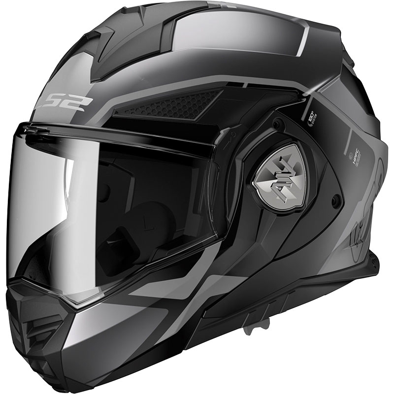 Casco moto modulare LS2 FF901 Advant X Metryk titanio
