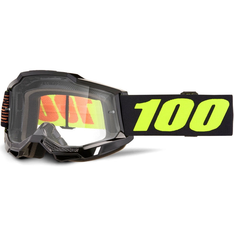 Occhiali da motocross 100% Accuri 2 Fairbanks con plexiglass trasparente