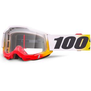 Occhiali da motocross 100% Accuri 2 Samba con plexiglass trasparente