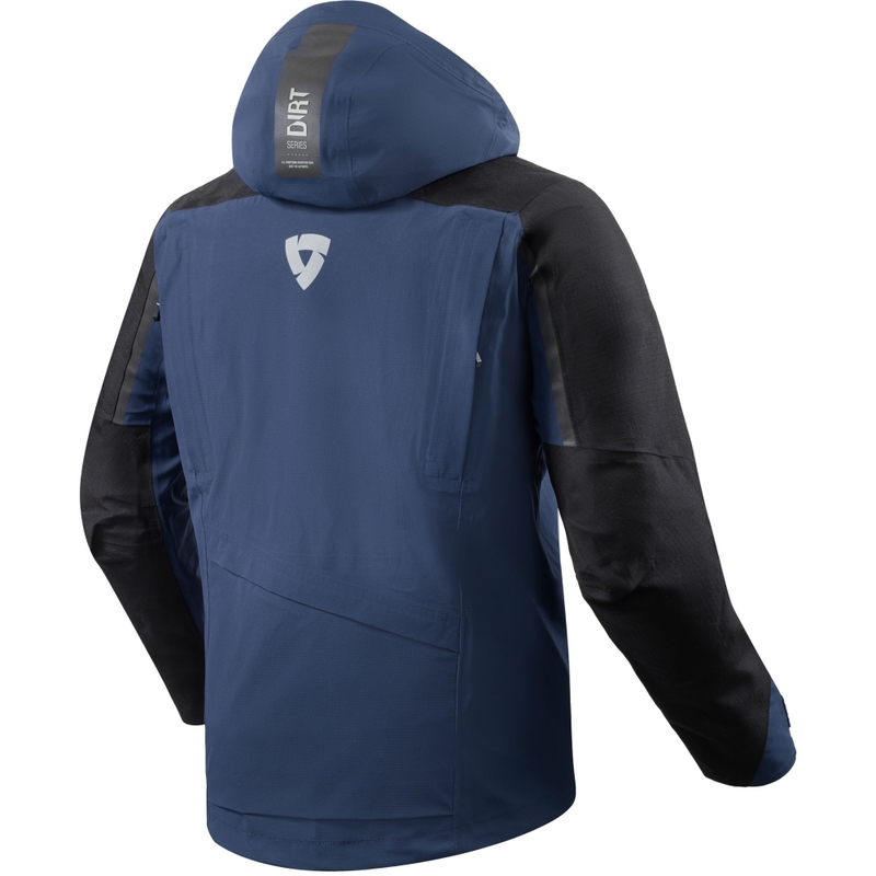 Giacca da moto Revit Component 3 H2O nero-blu scuro