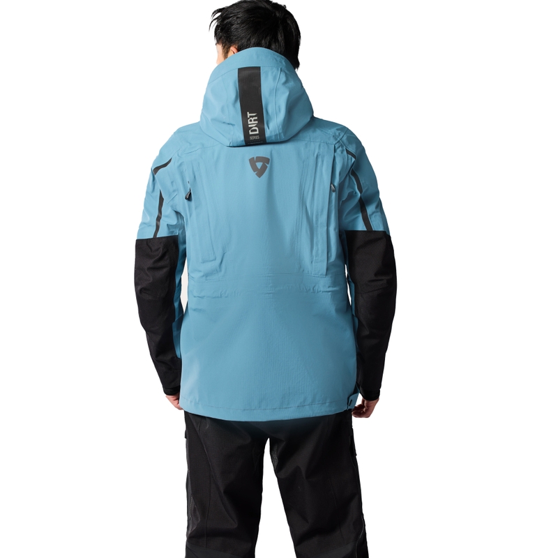 Giacca da moto Revit Blackwater 3 H2O blu-nero