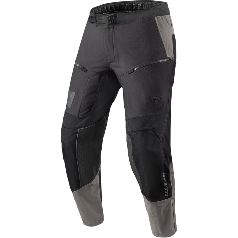 Pantaloni da moto Revit Territory 2 cropped antracite-nero