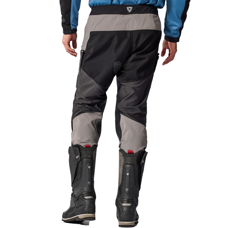 Pantaloni da moto Revit Territory 2 cropped antracite-nero