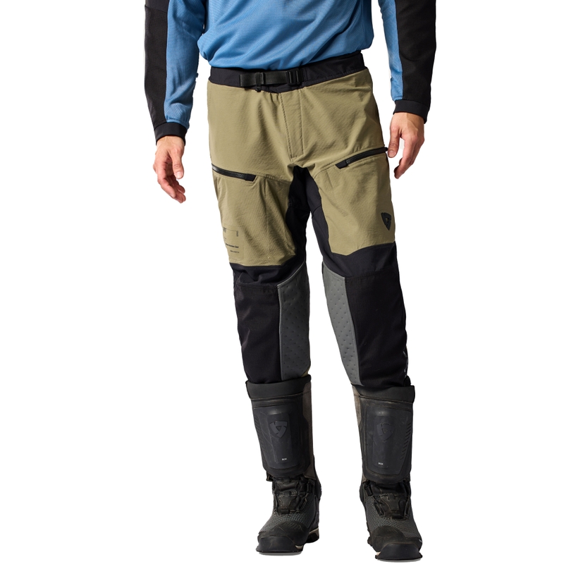 Pantaloni da moto Revit Peninsula 2 verde-nero